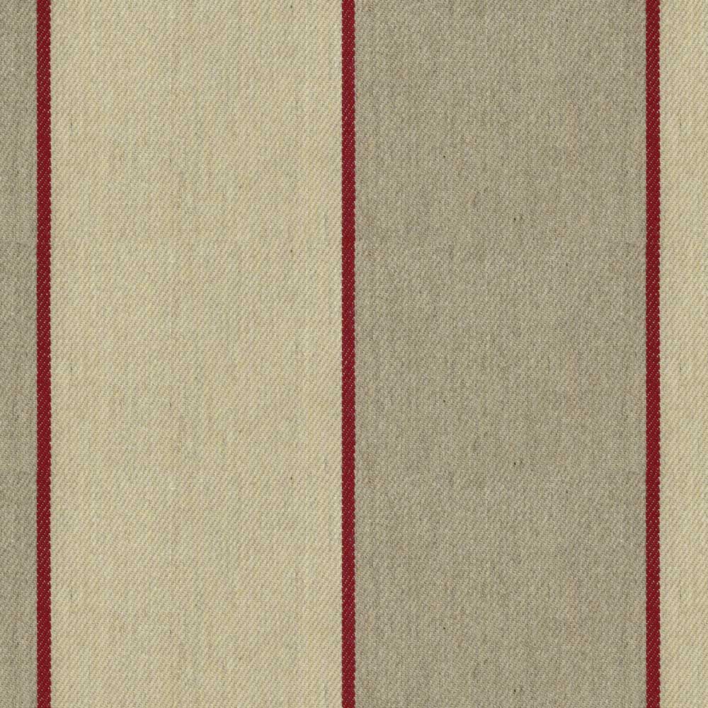 Ian Mankin Regatta Stripe 3 Peony Made to Measure Roman Blinds