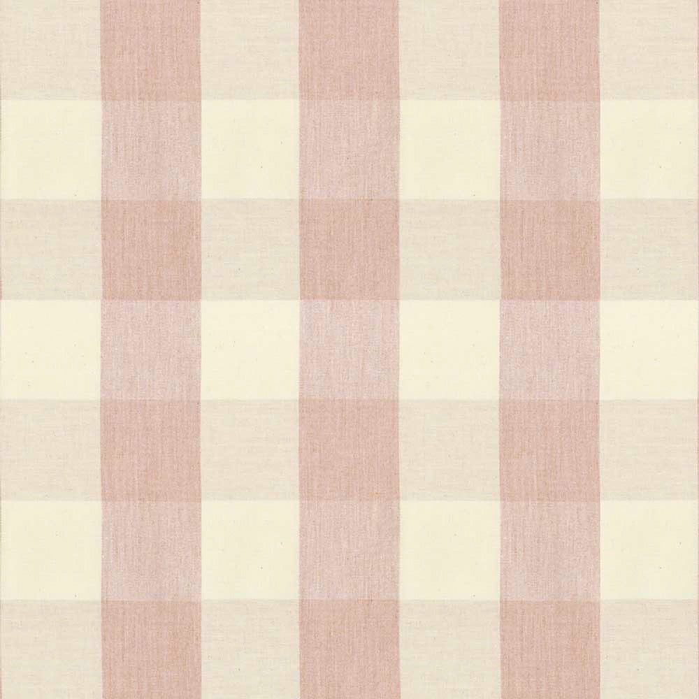 Ian Mankin Suffolk Check Large Pink Made to Measure Curtains