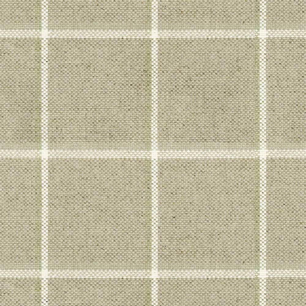 Ian Mankin Skye Check Sage Made to Measure Roman Blinds