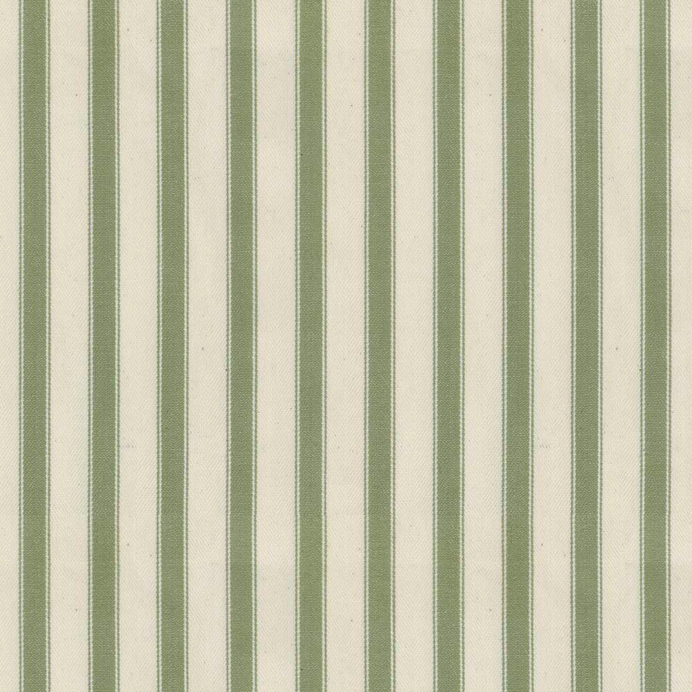 Ian Mankin Ticking Stripe 2 Peony Made to Measure Roman Blinds