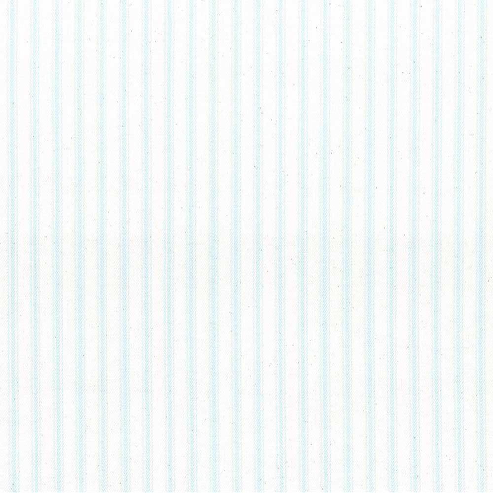 Ian Mankin Ticking Stripe 1 Duck Egg Made to Measure Roman Blinds