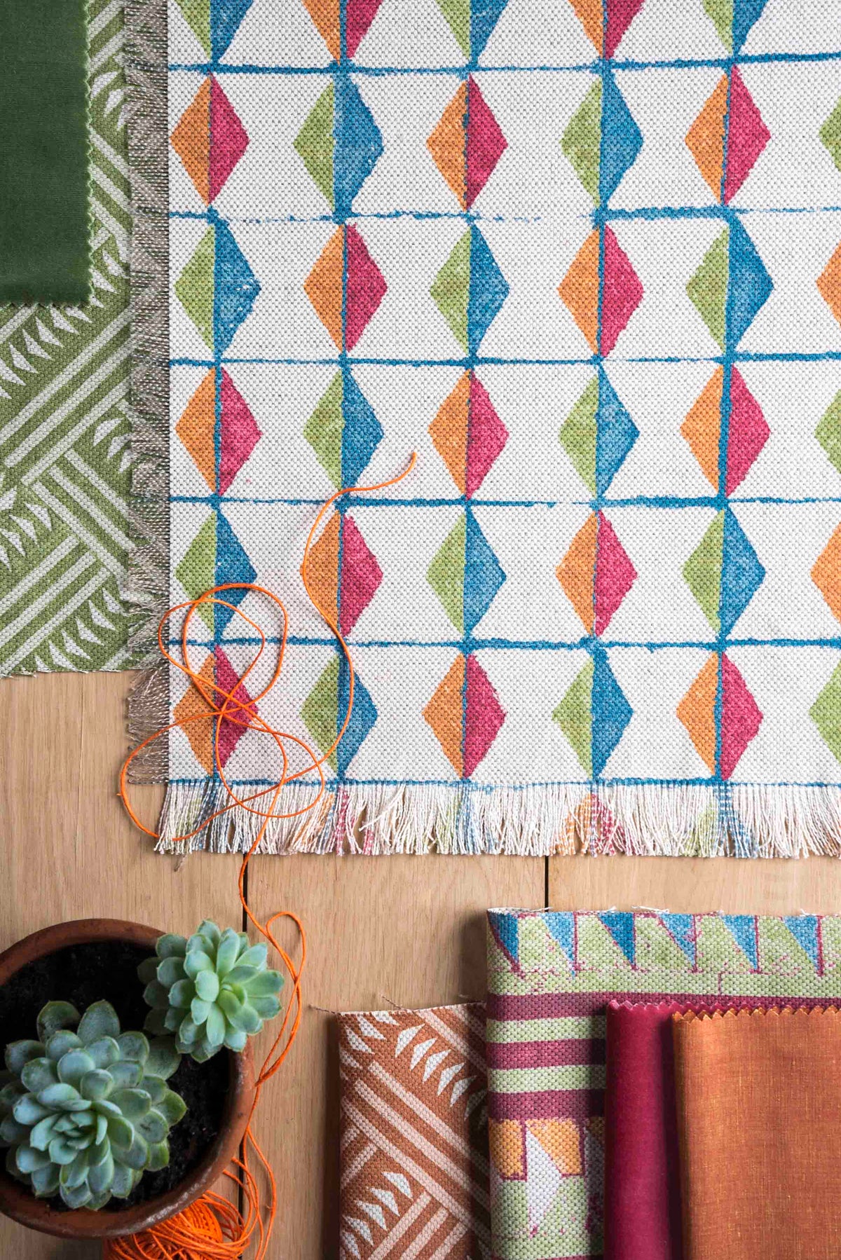 Lewis & Wood Jacko Tutti Frutti Made to Measure Roman Blinds – lifestyle photograph