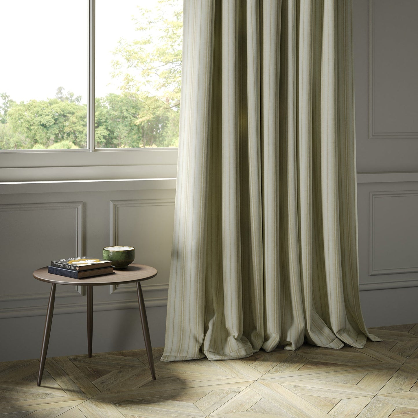 Linwood Bressay Stripe Duart FR Made to Measure Curtains