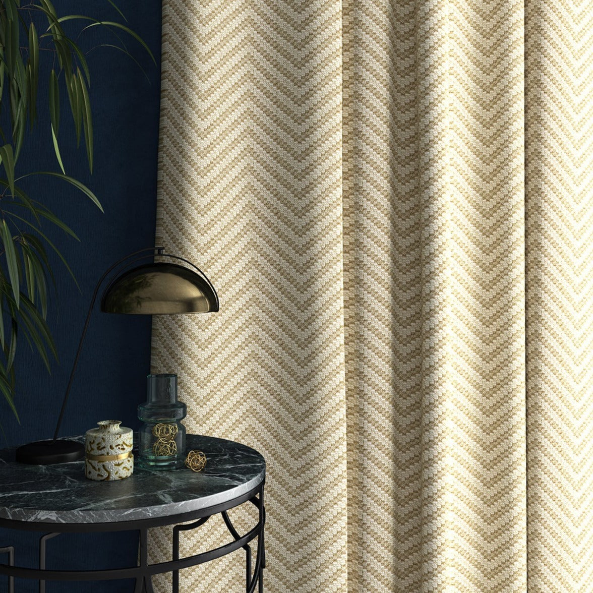 Linwood Zeus Oyster FR Made to Measure Curtains