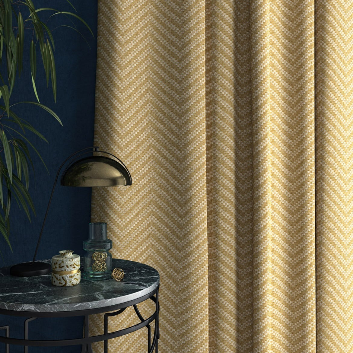 Linwood Zeus Buttermilk Made to Measure Curtains