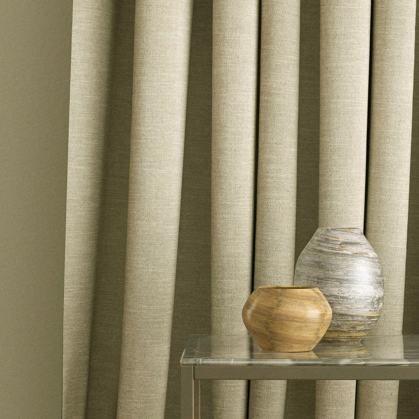 Linwood Luna Yorkstone FR Made to Measure Curtains