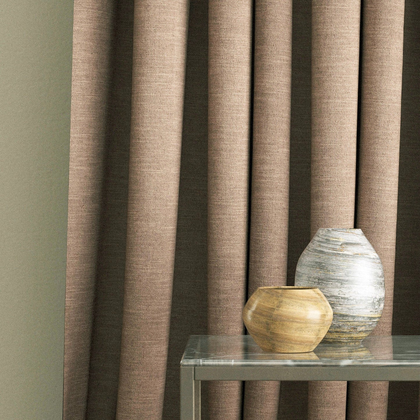 Linwood Luna Mink Made to Measure Curtains