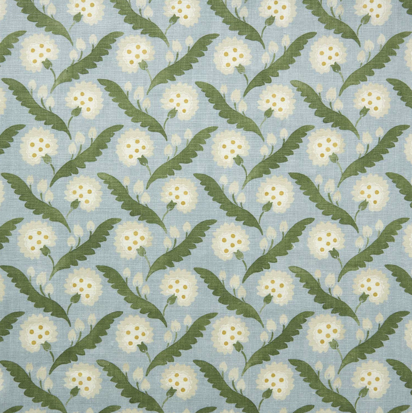 Lakeside - Polly, Flori Collection by Linwood linen fabric