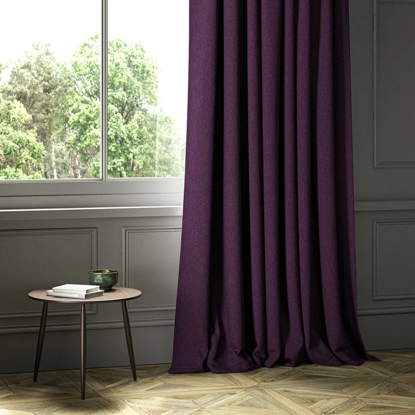 Linwood Lana Magenta FR Made to Measure Curtains