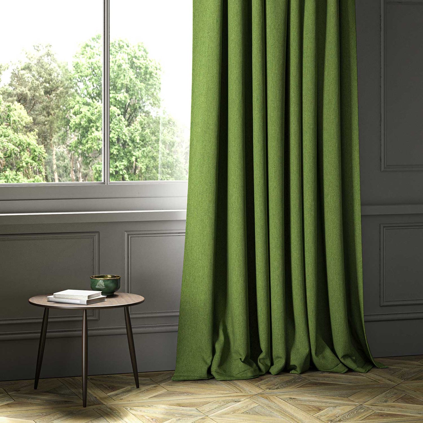 Linwood Lana Cactus FR Made to Measure Curtains