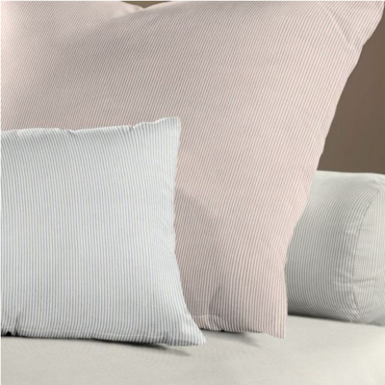 Peony - Lining Stripe Fabric Ian Mankin 100% Cotton
