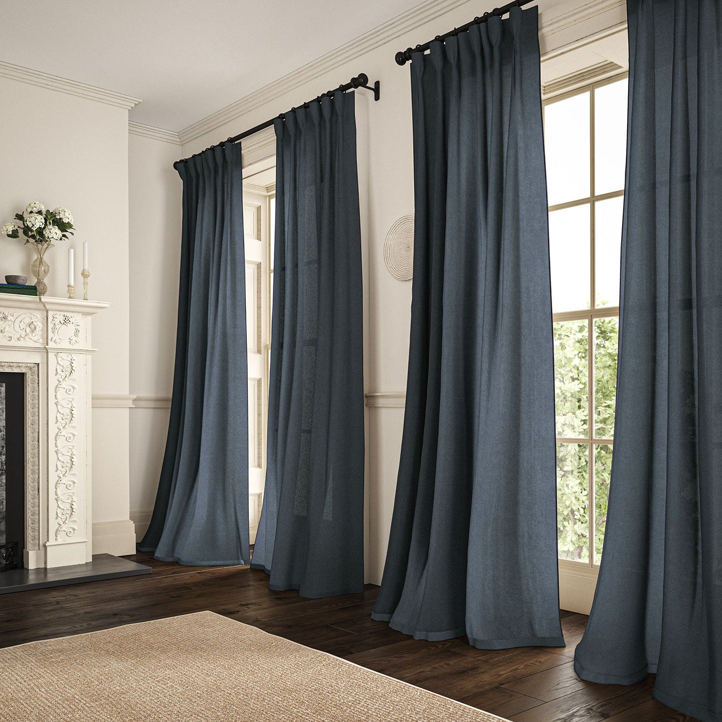 Linwood Marietta Denim Made to Measure Curtains