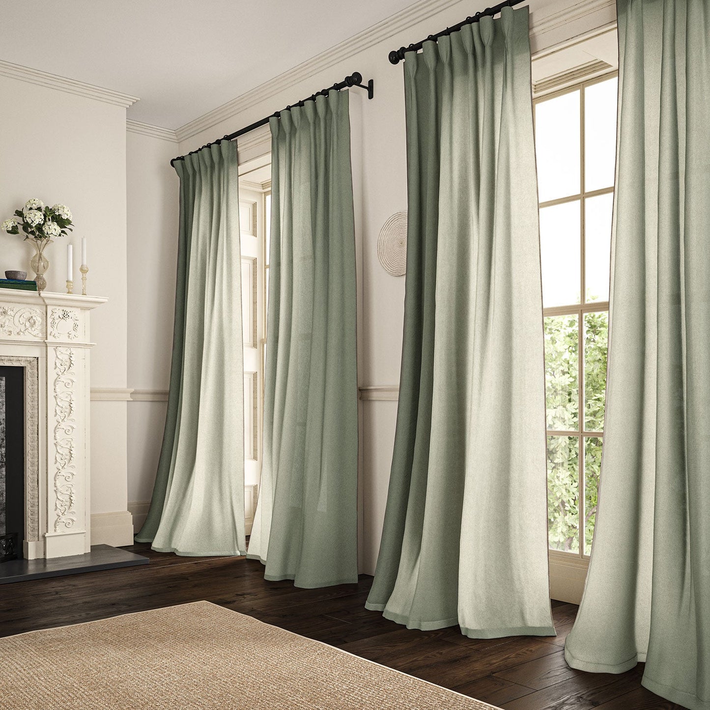 Linwood Marietta Glacier Made to Measure Curtains