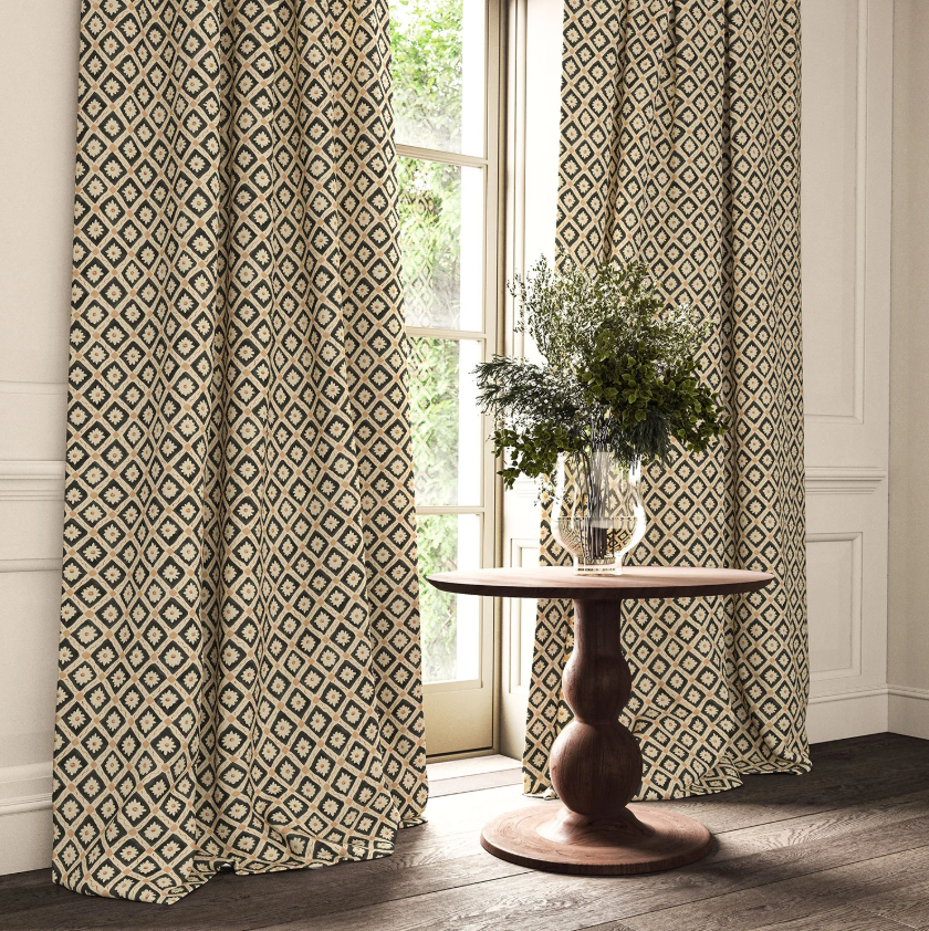 Liquorice - Ima, Maru Collection by Linwood - Curtains