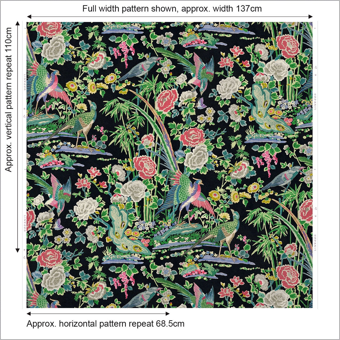 Linwood Mandai Velvet Midnight Made to Measure Curtains