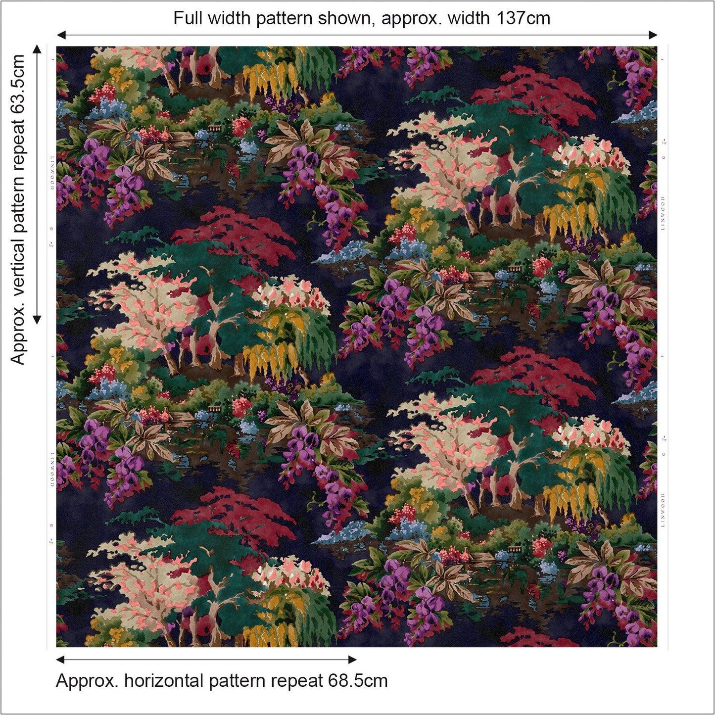 Linwood Moonlight Serenade Night Sky Made to Measure Curtains
