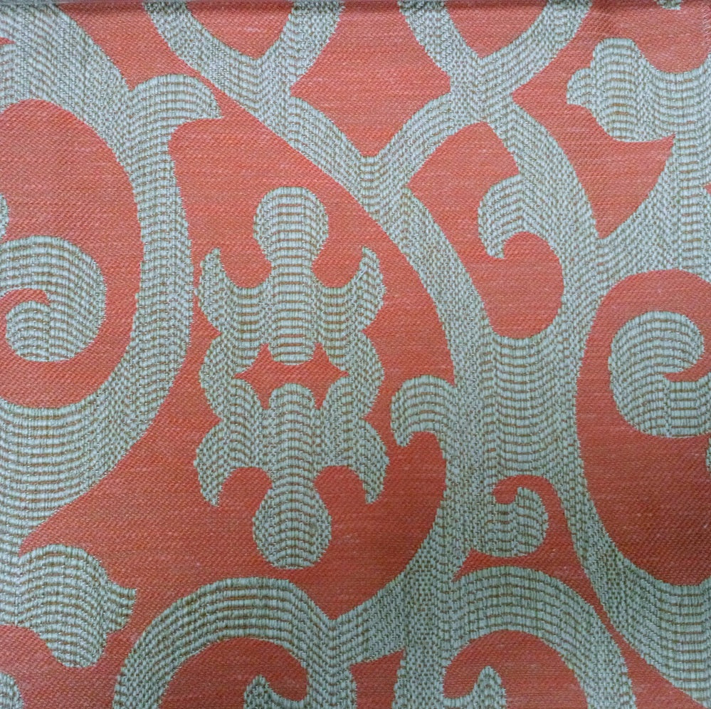 Chess Marrakech Coral Made to Measure Curtains