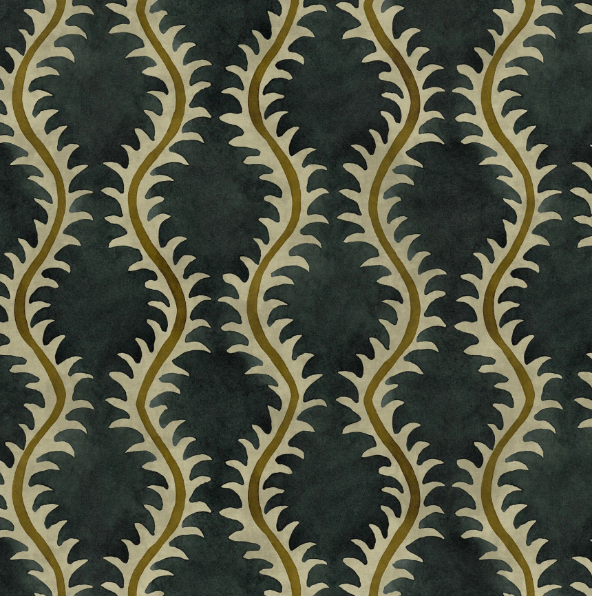Midnight - Helter Skelter Velvet by Linwood