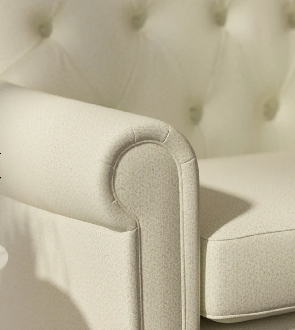 Oatmeal - Malmo by Linwood - Fabric, Curtains, Roman Blinds sofa