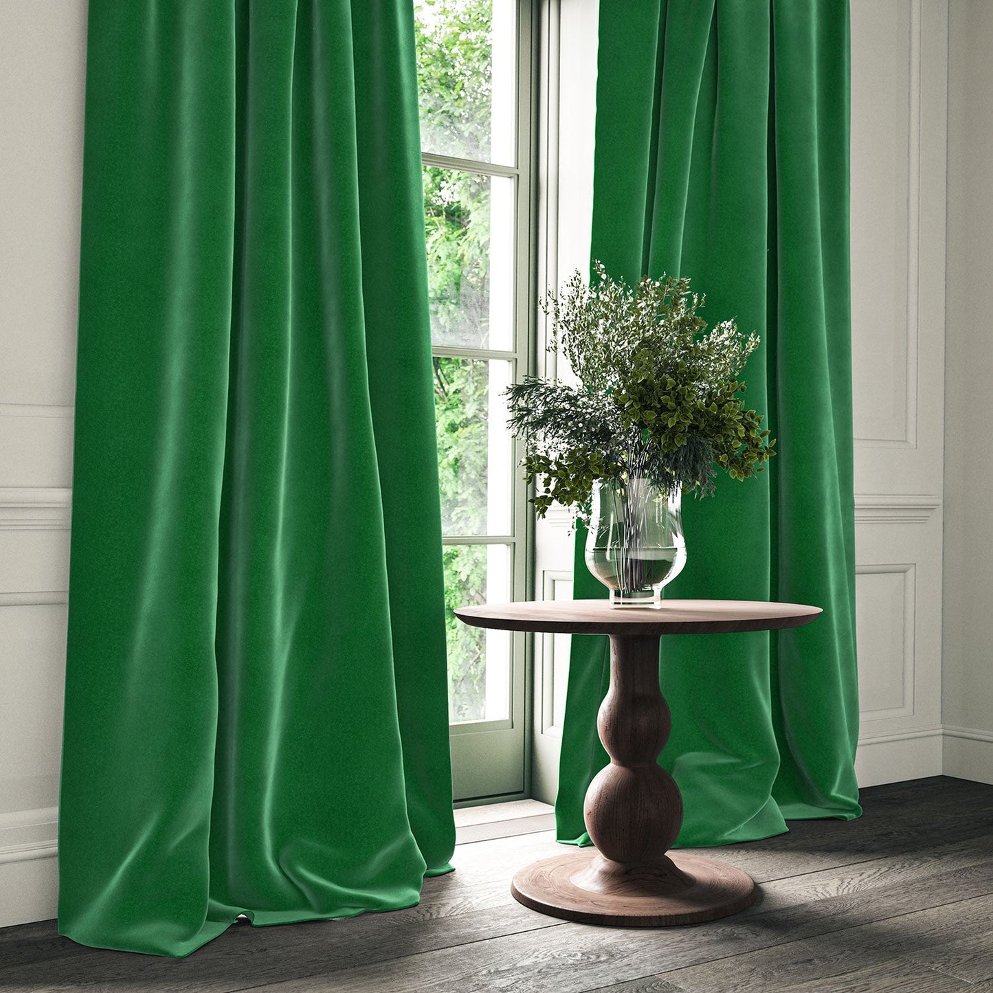 Linwood Omega Emerald CFR Made to Measure Curtains