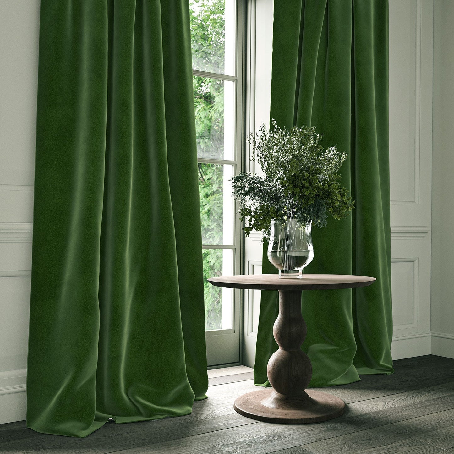 Linwood Omega Fern CFR Made to Measure Curtains