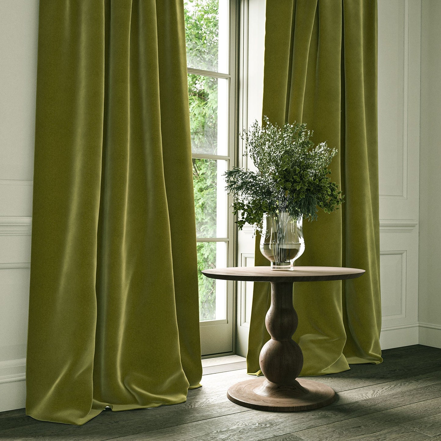 Linwood Omega Lawn CFR Made to Measure Curtains