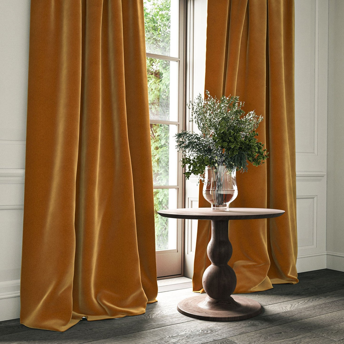 Linwood Omega Spice CFR Made to Measure Curtains