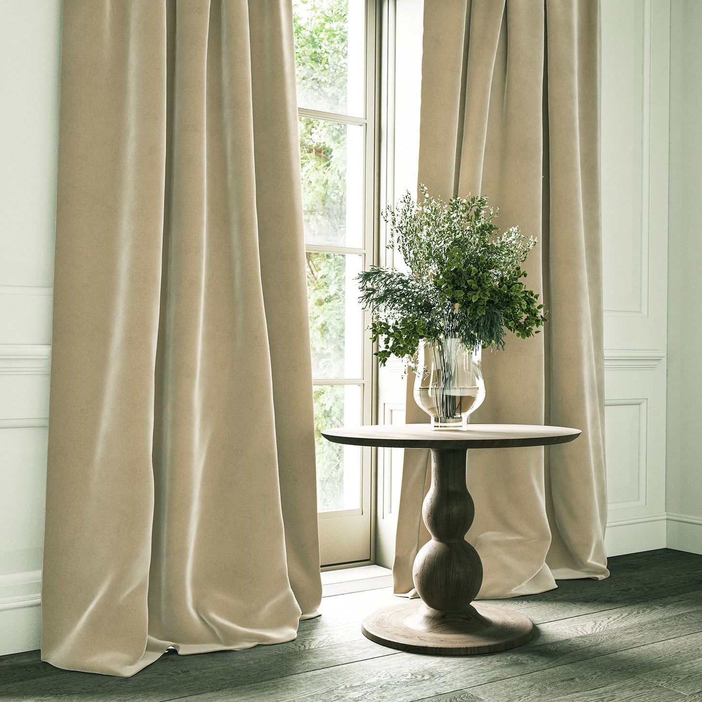 Linwood Omega Yorkstone CFR Made to Measure Curtains