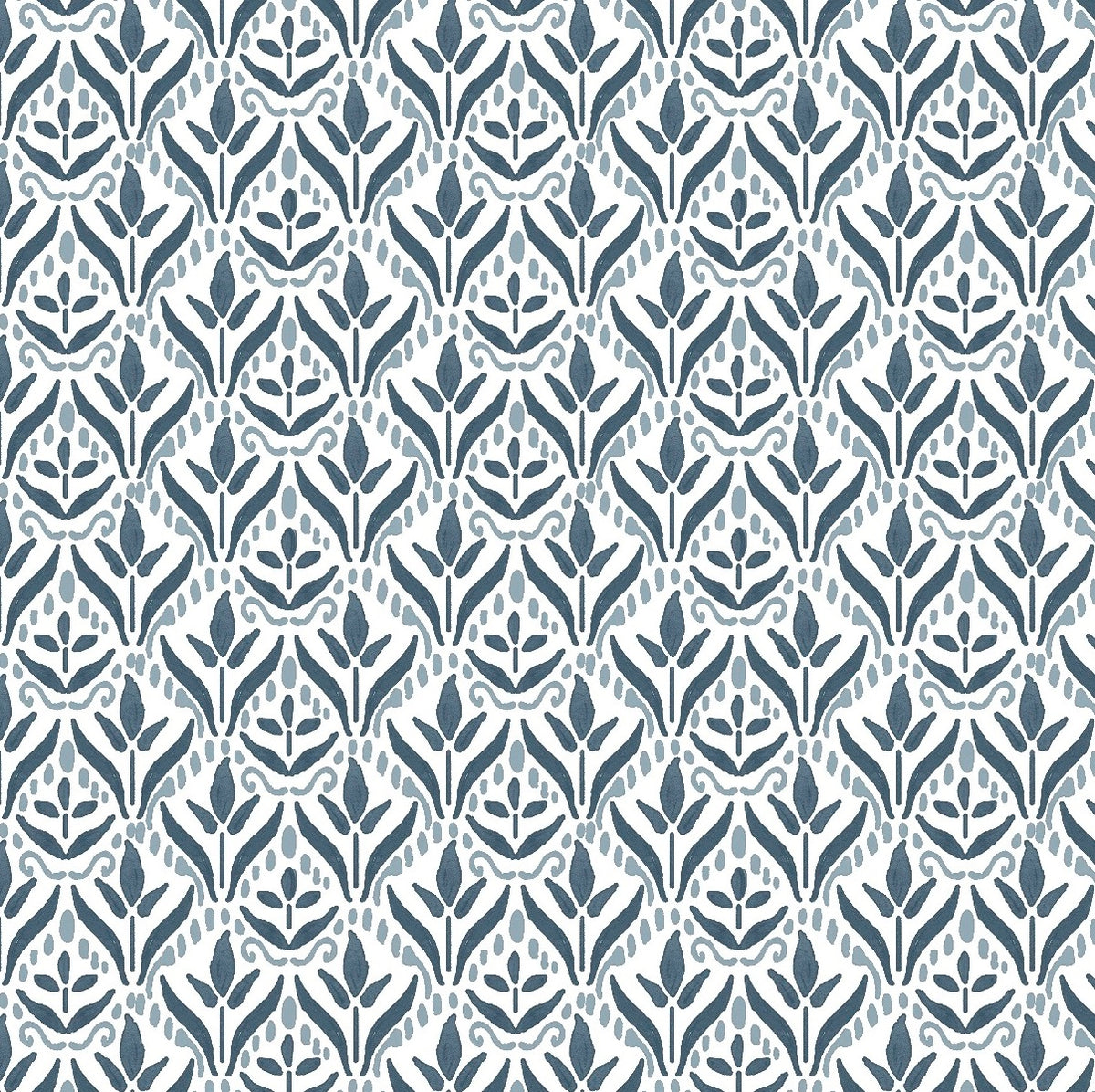 Chess Pednor Indigo Made to Measure Curtains