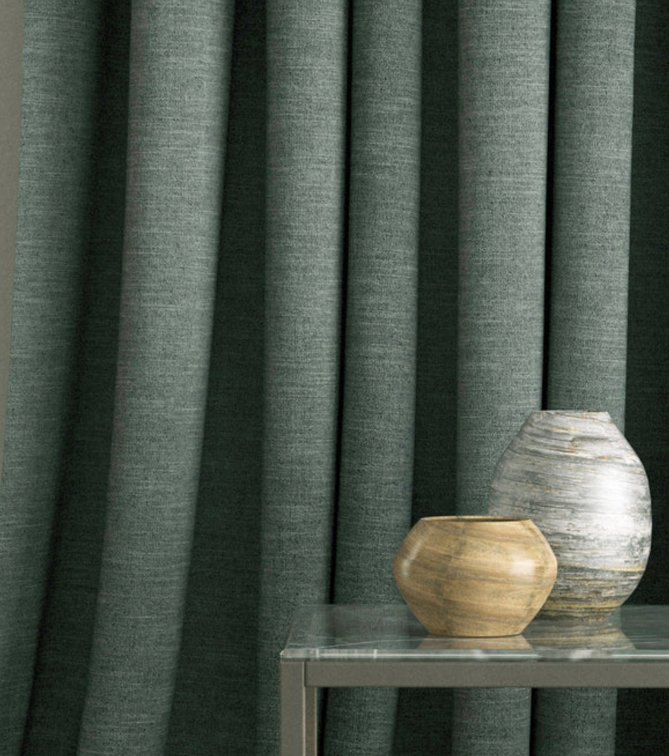 Pewter - Luna by Linwood - Fabric, Curtains, Roman Blinds drape