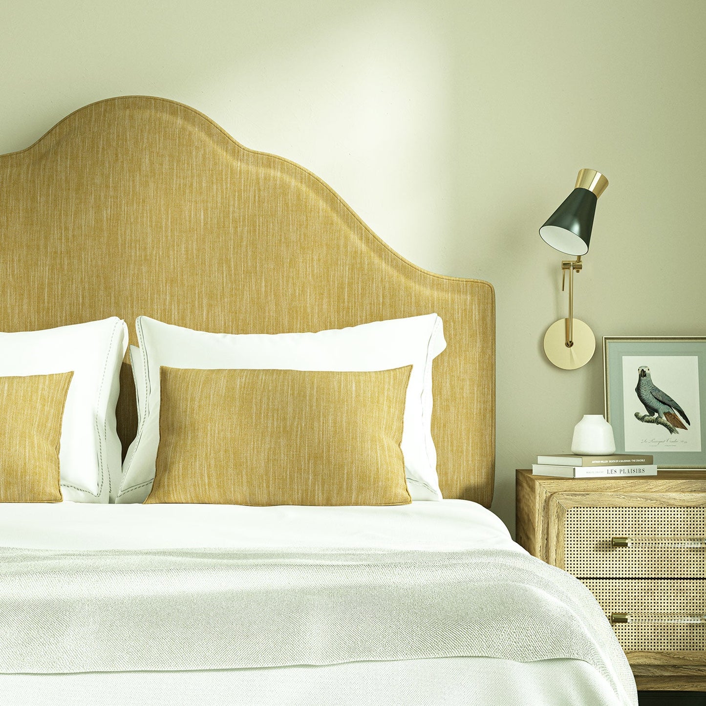 Linwood Pluto Butterscotch FR Made to Measure Curtains
