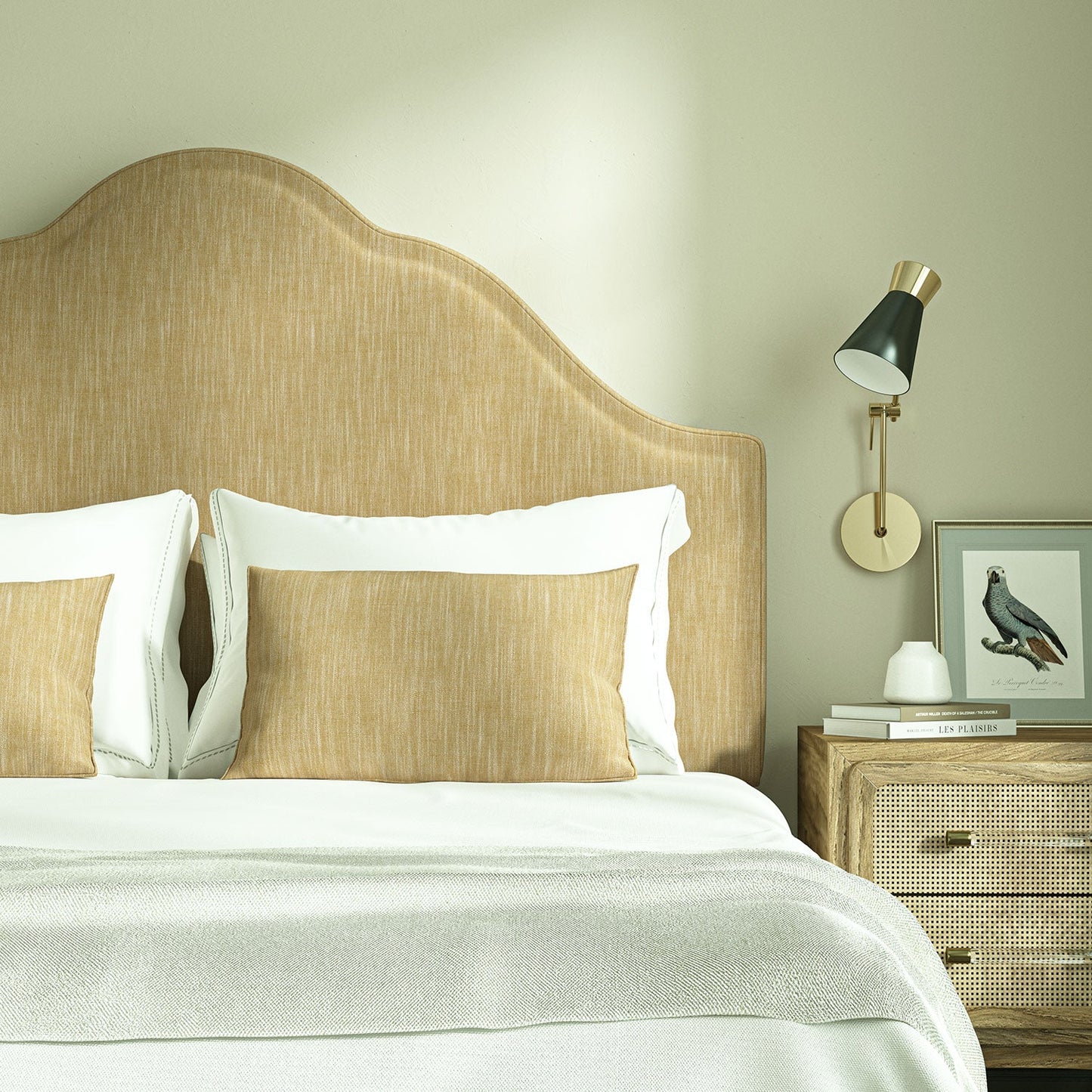 Linwood Pluto Tan FR Made to Measure Curtains