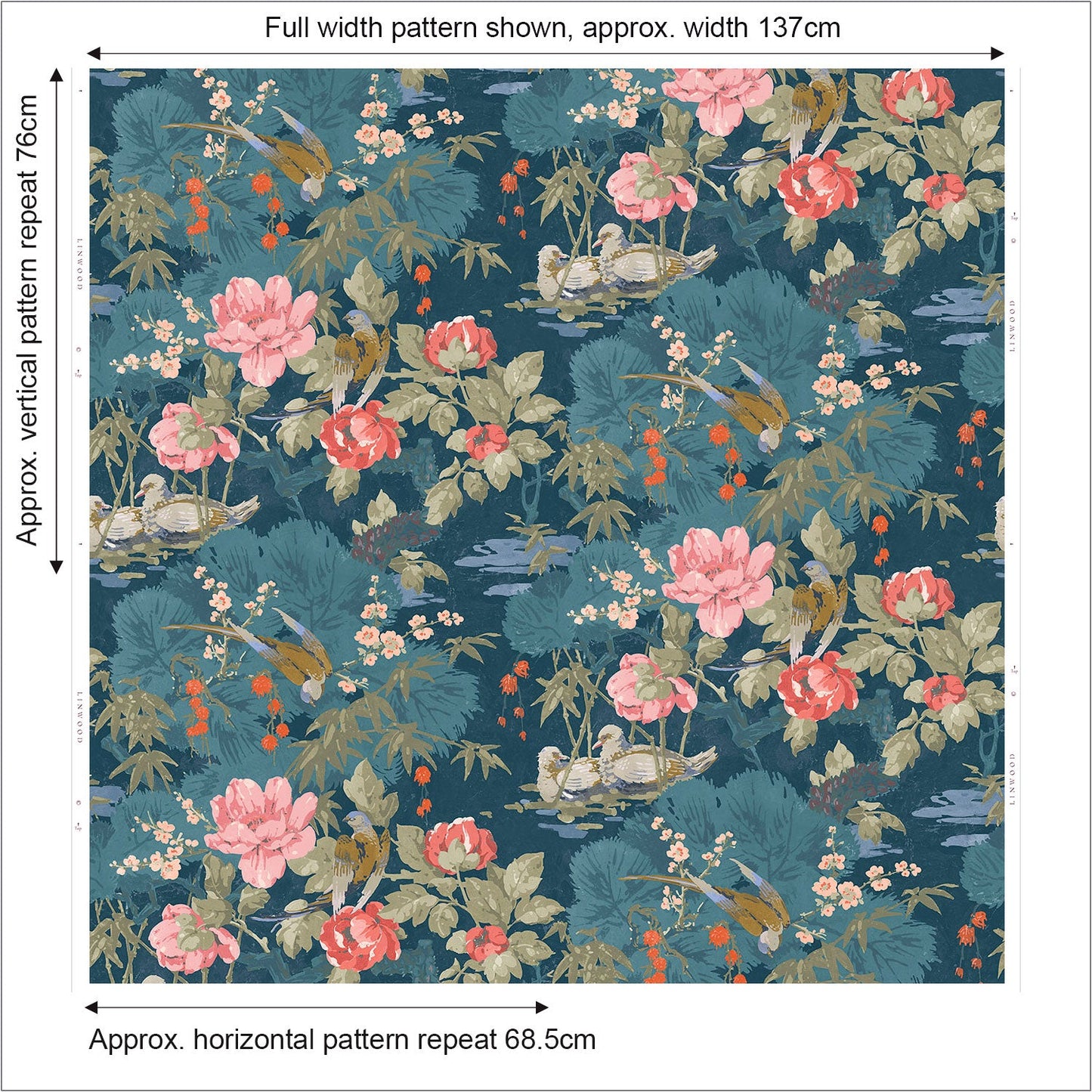 Linwood On The River Marine FR Made to Measure Curtains