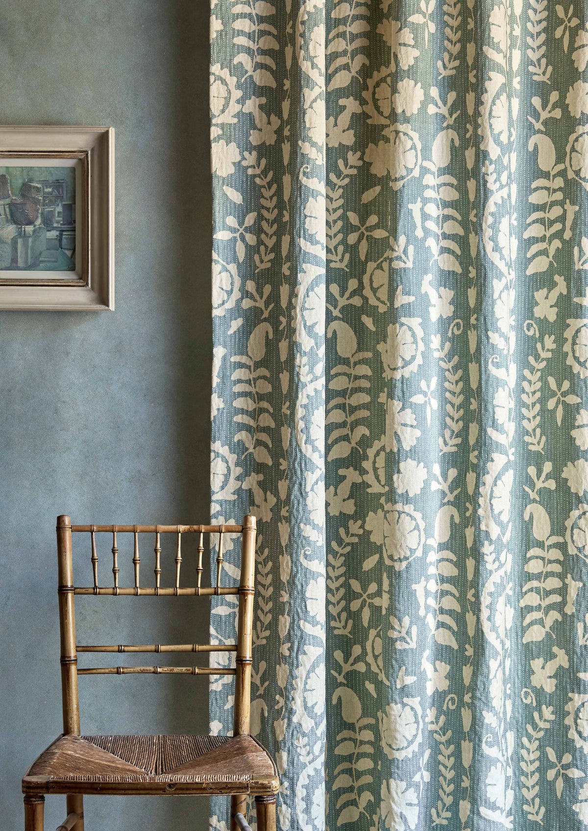 Lewis & Wood Rosetta Mineral Made to Measure Curtains – lifestyle photograph