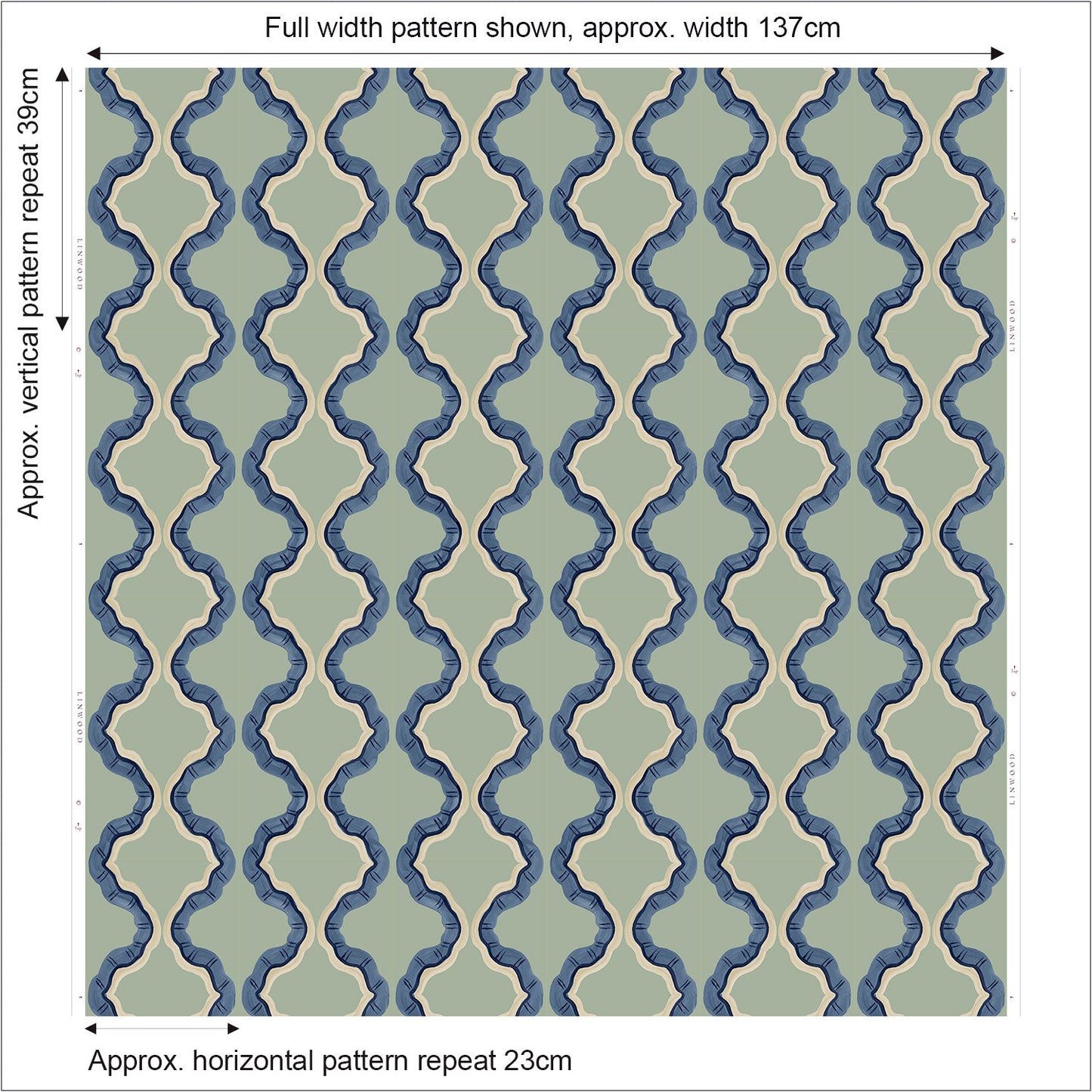 Linwood Ruffled Hvar FR Made to Measure Curtains
