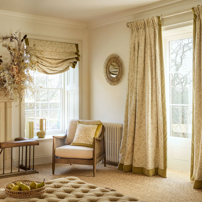 Raffia - Blythe, Flori Collection by Linwood - Curtains cooshy