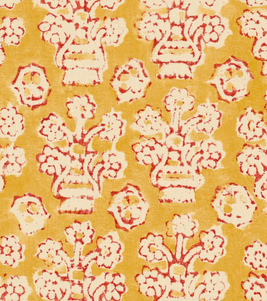 Rhubarb - Shirin Fabric Linwood 100% Linen
