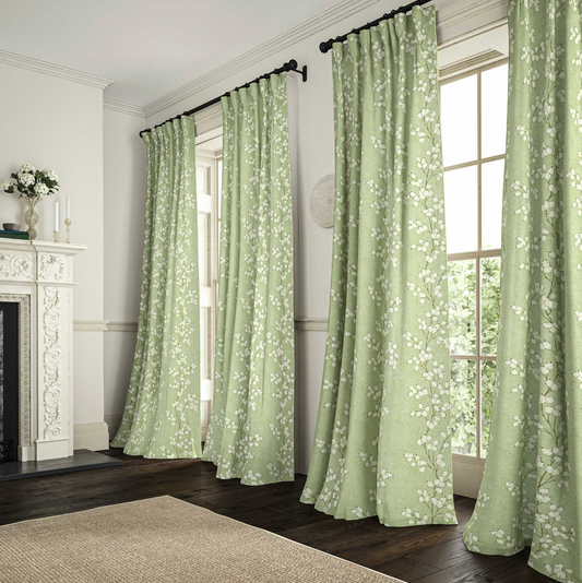 Sage - Lottie , Flori Collection by Linwood - Curtains