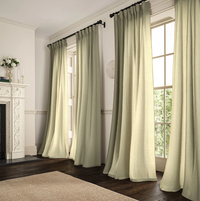 Shell - Marietta Linen by Linwood - Curtains