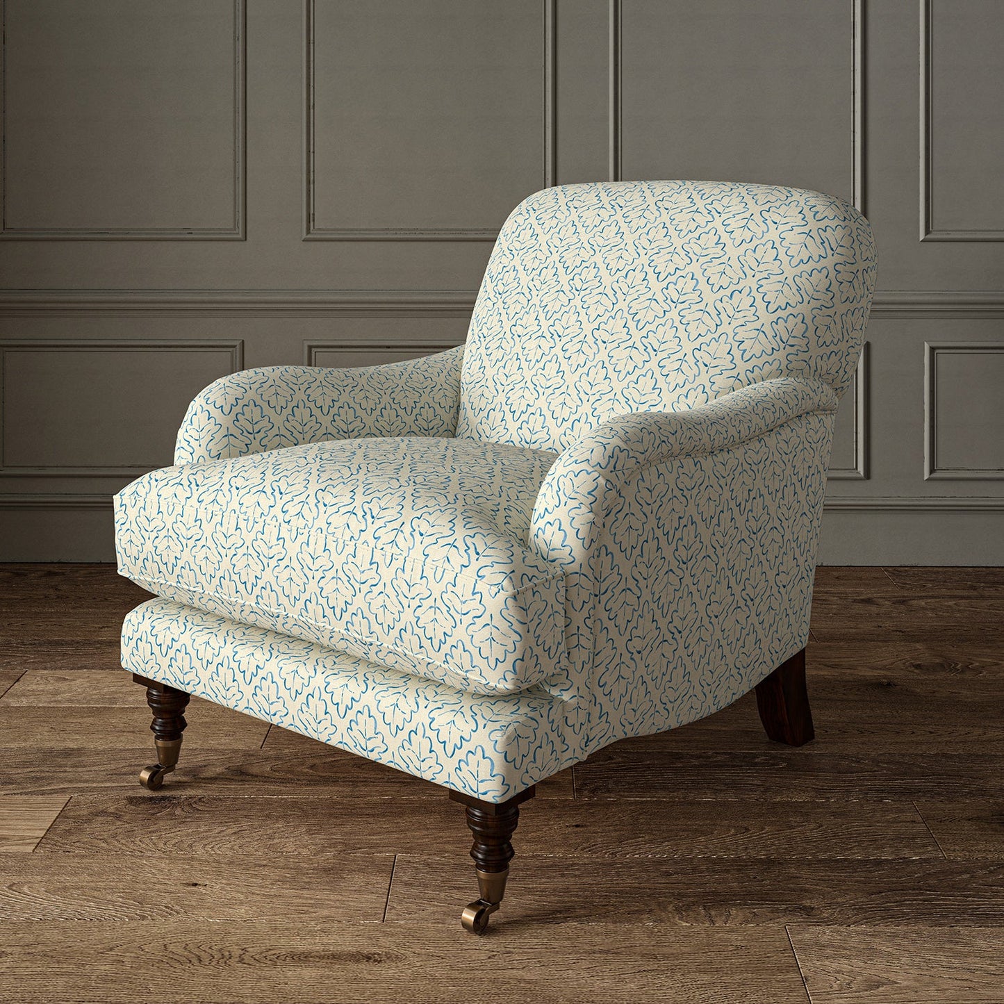 Linwood Maze Summer Sky Made to Measure Curtains