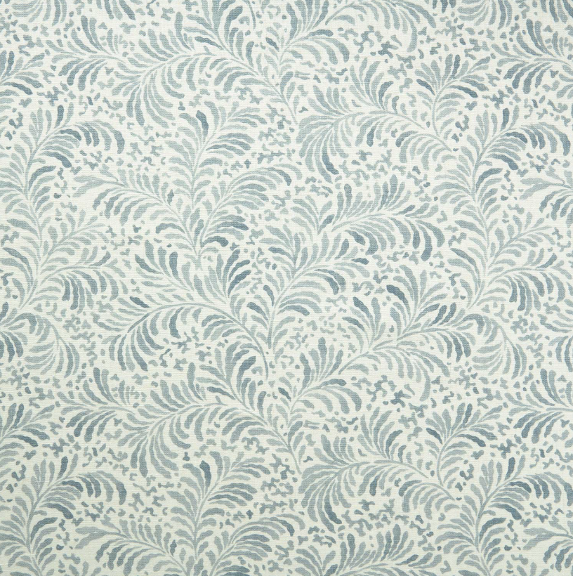 soft blue, blythe linwood fabric cooshy