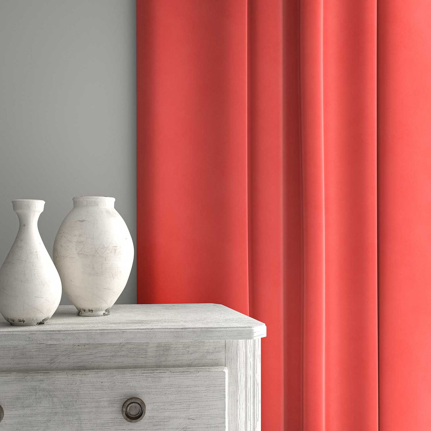 Linwood Tango Velvet Flamingo FR Made to Measure Curtains