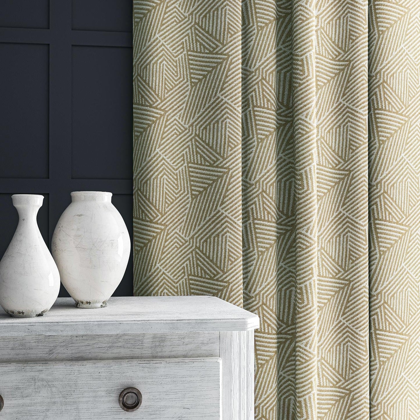 Linwood Sashay Hessian Made to Measure Curtains