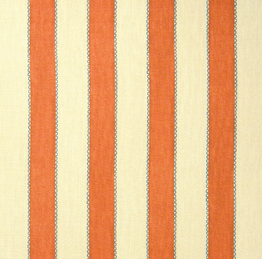 Traffic Cone - Lola Stripe by Linwood - Curtains & Roman Blinds