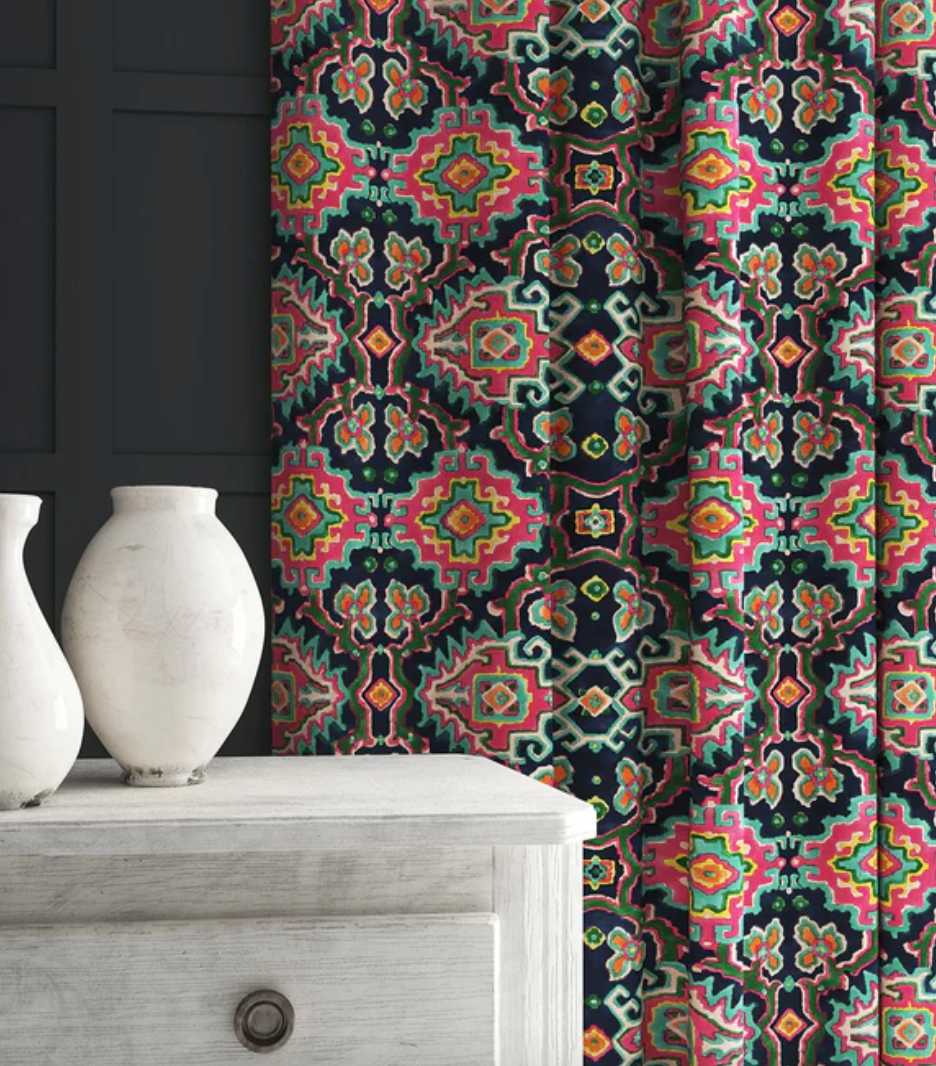 Tropicana - Kami Velvet by Linwood - Fabric, Curtains, Roman Blinds lounge