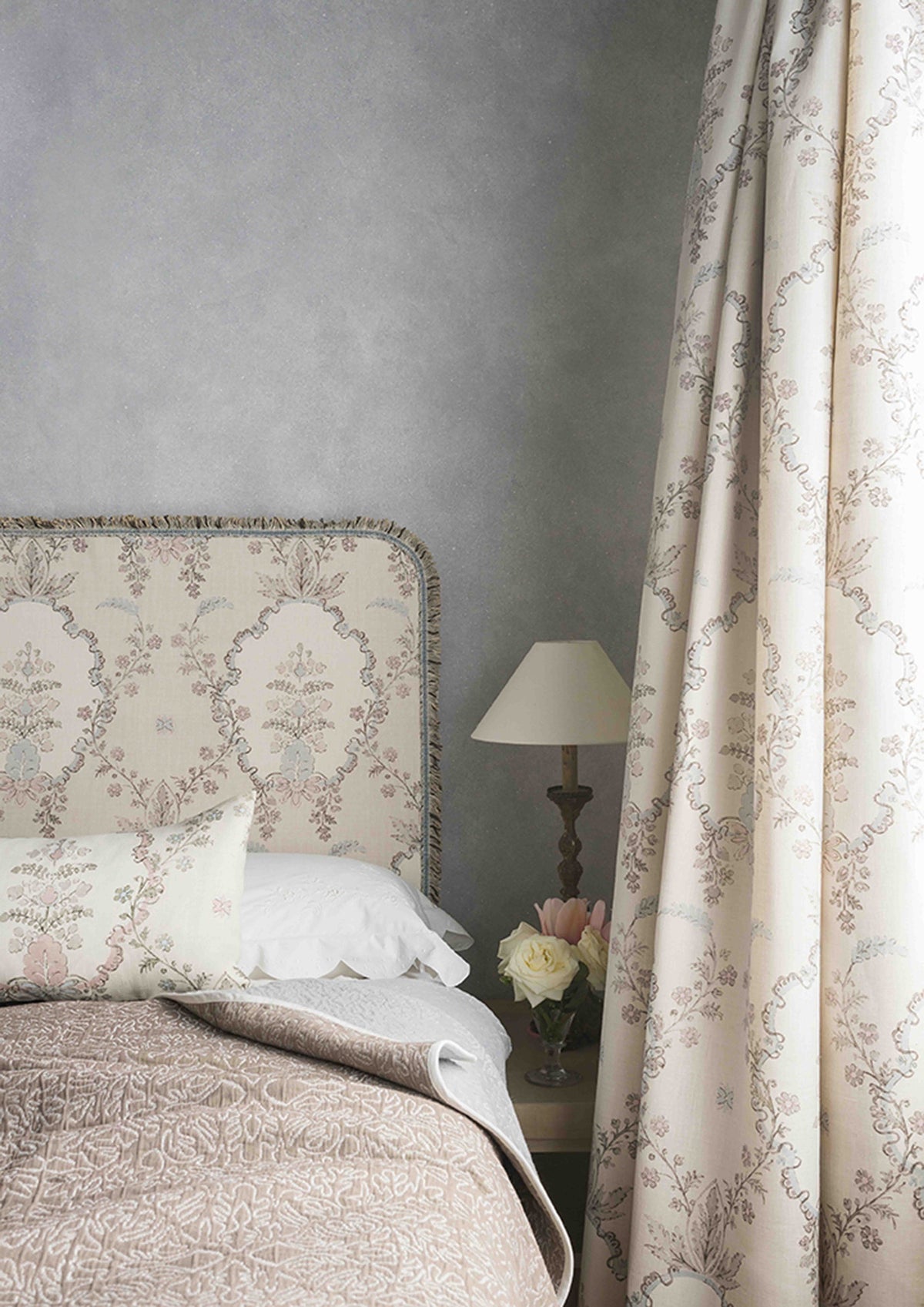 Lewis & Wood Stockholm Stitch Plaster Made to Measure Curtains – lifestyle photograph