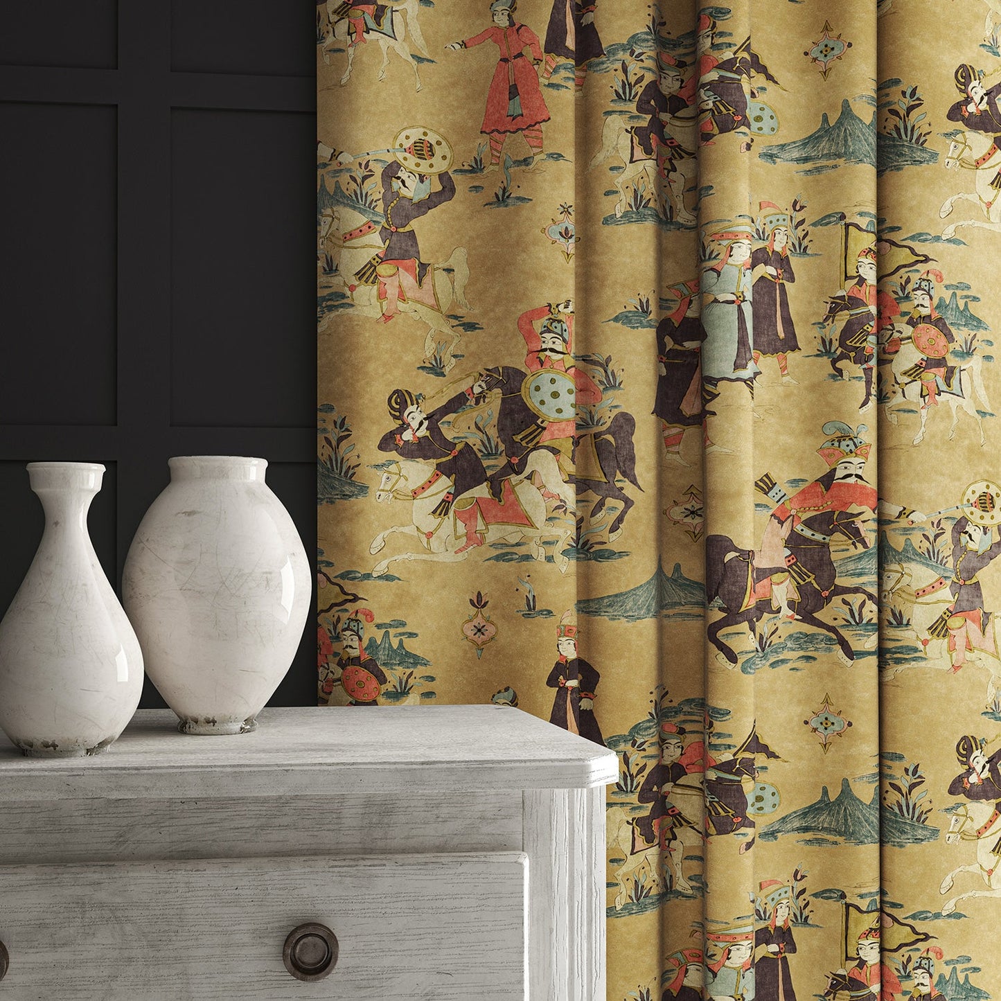 Linwood Issa Earth Made to Measure Curtains