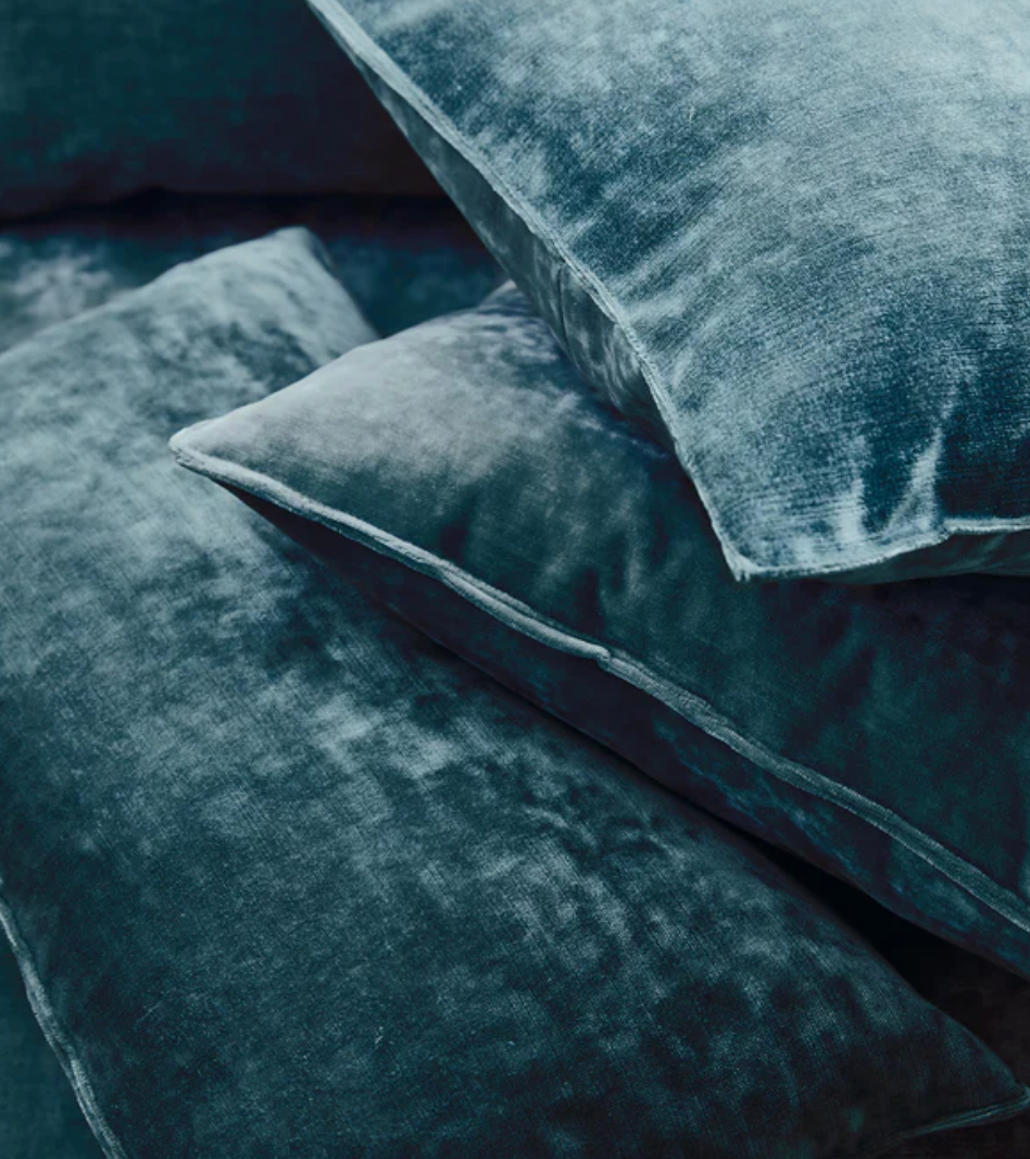 Aegean - Cosmos Velvet by Linwood - Fabric, Curtains, Roman Blinds