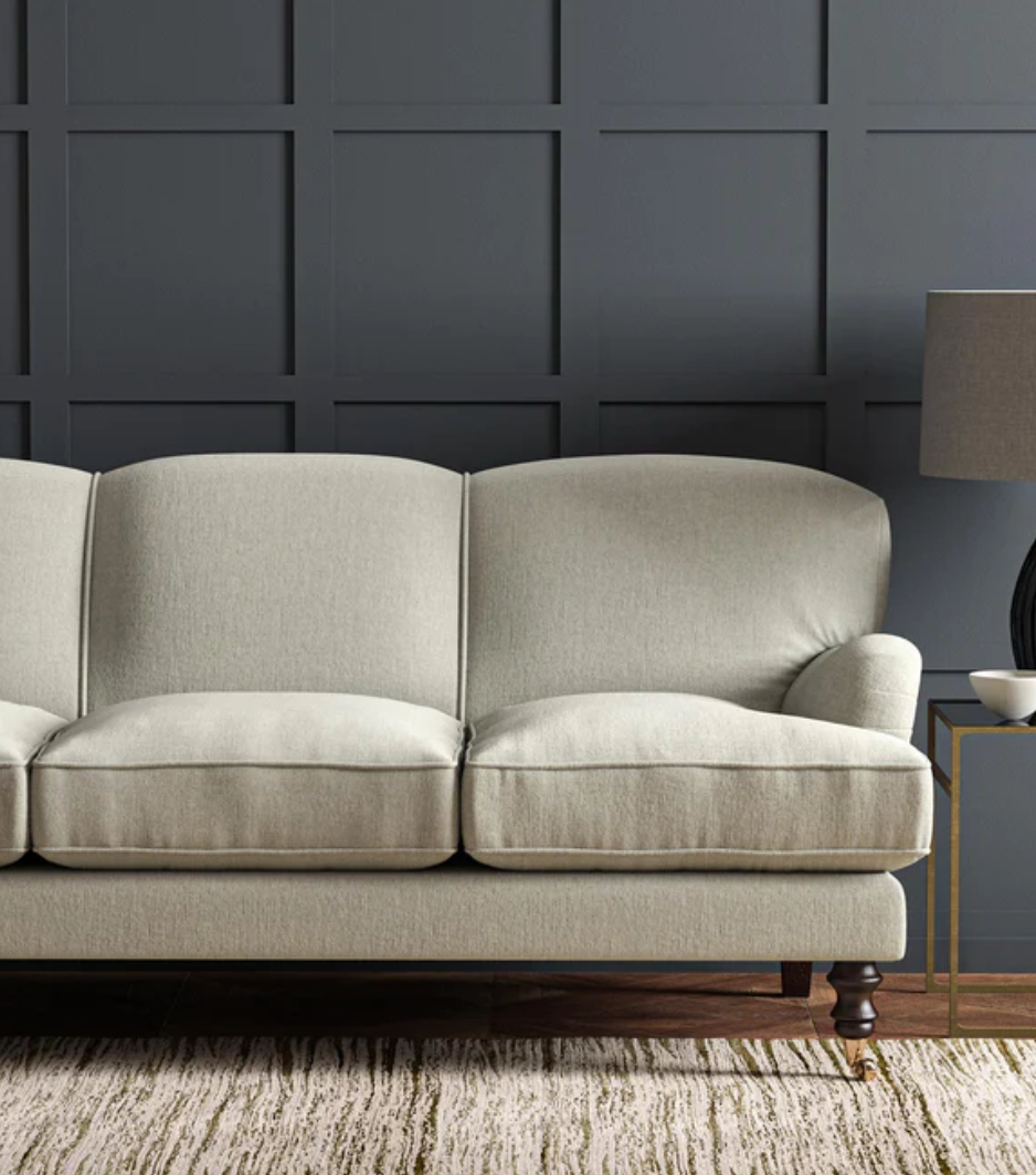 Alabaster - Orta by Linwood - Fabric, Curtains, Roman Blinds sofa