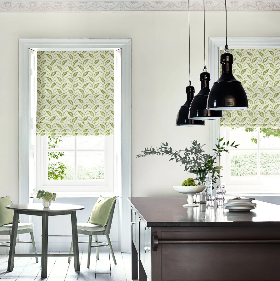 Apple - Babette , Flori Collection by Linwood - Roman Blind